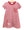 Stand Up and Holler Pleat Dress- Crimson Stripe