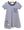 Stand Up and Holler Pleat Dress- Navy Stripe