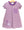 Stand Up and Holler Pleat Dress- Purple Stripe