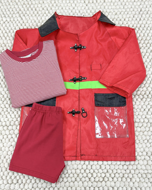 Graham Shirt- Crimson Stripe