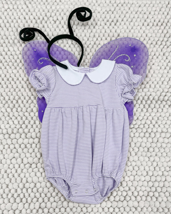 Charlotte Bubble- Lavender Stripe