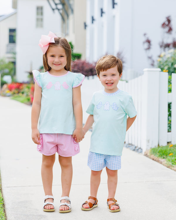 Boo Buddies Ruffle Short Set
