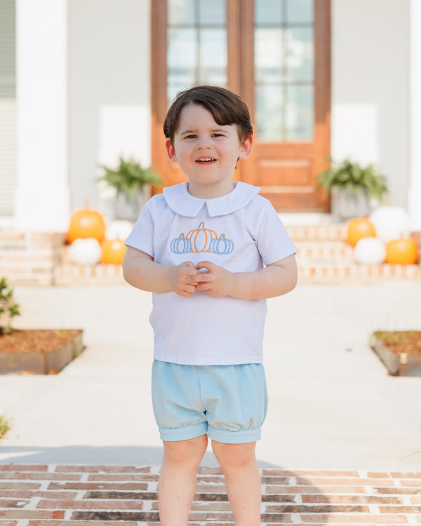 Proper Pumpkins Banded Short Set