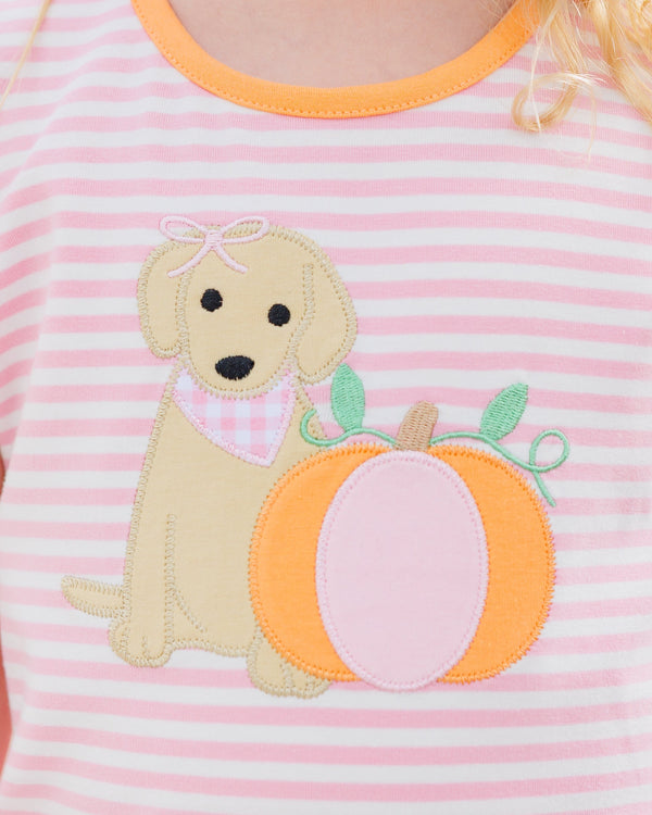 Pumpkins and Paws Ruffle Short Set