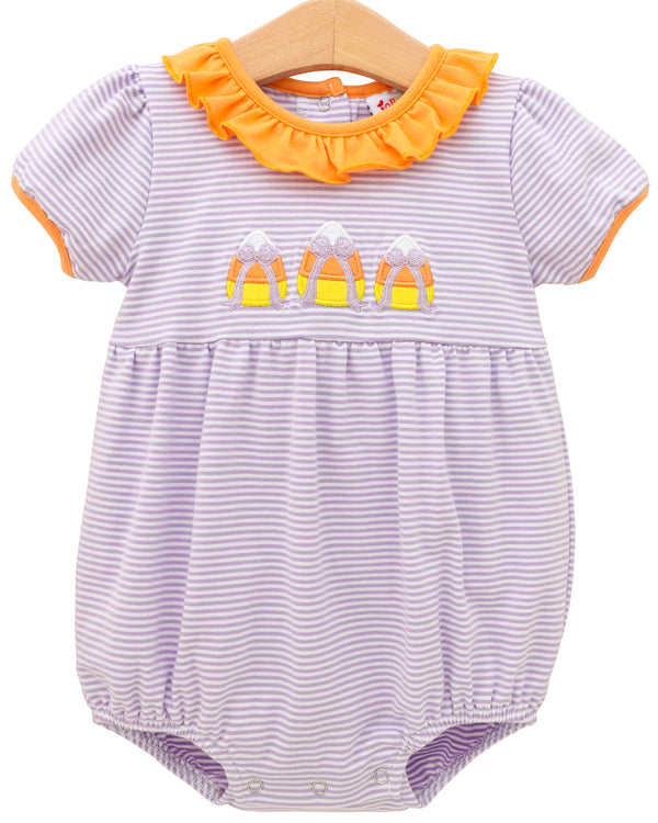 Sweet As Candy Corn Ruffle Bubble