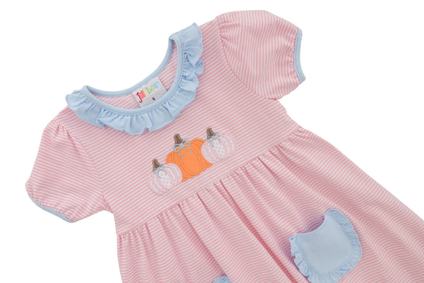 Pumpkin Pals Ruffle Pocket Dress