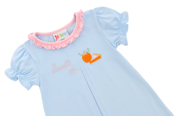 Sweet As Pumpkin Pie Pleat Dress