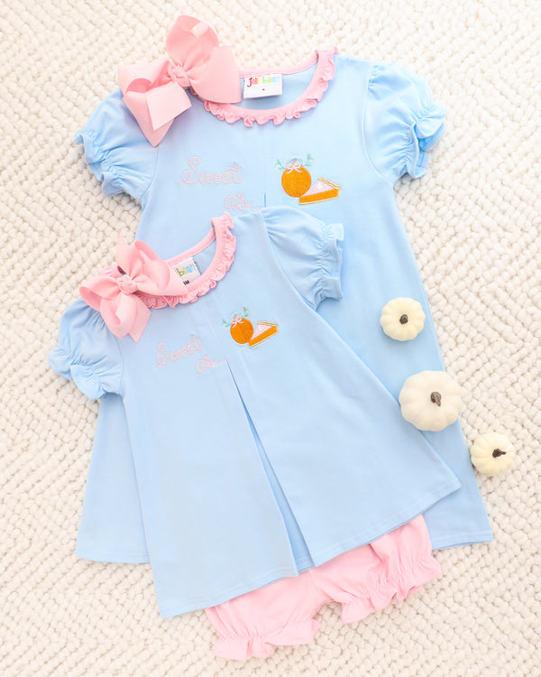 Sweet As Pumpkin Pie Pleat Bloomer Set