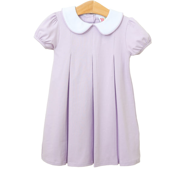 Pleat Dress- Lavender