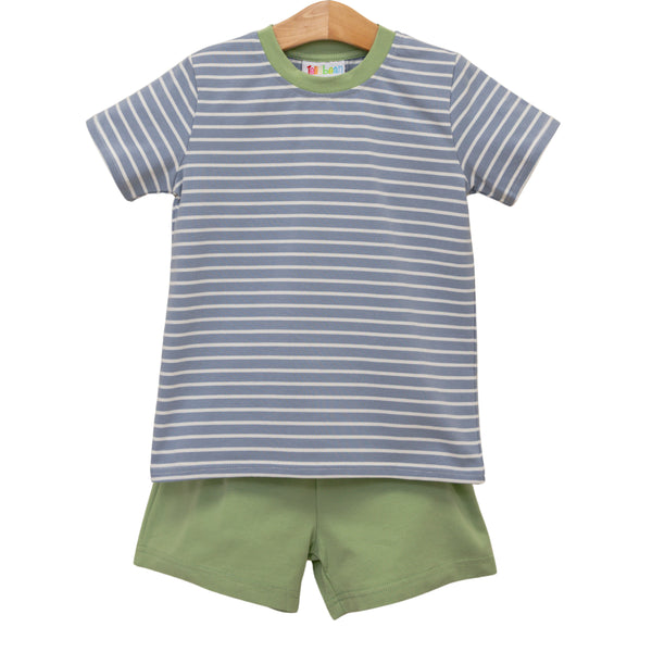 Graham Short Set- Slate and Sage