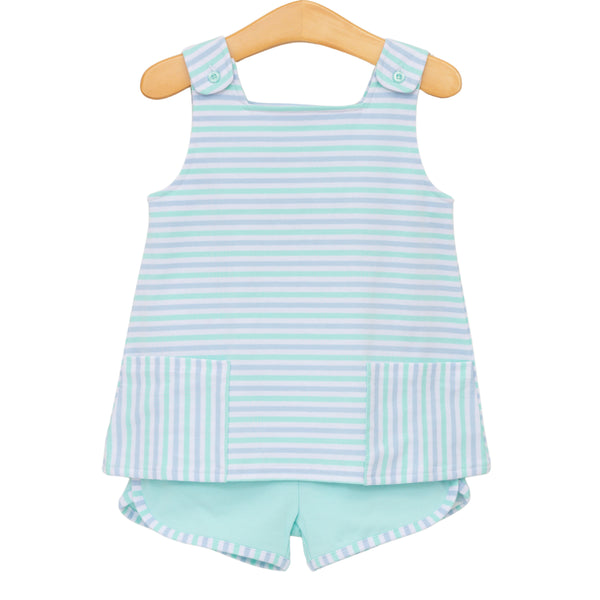 Margo Short Set- Seaside Stripe