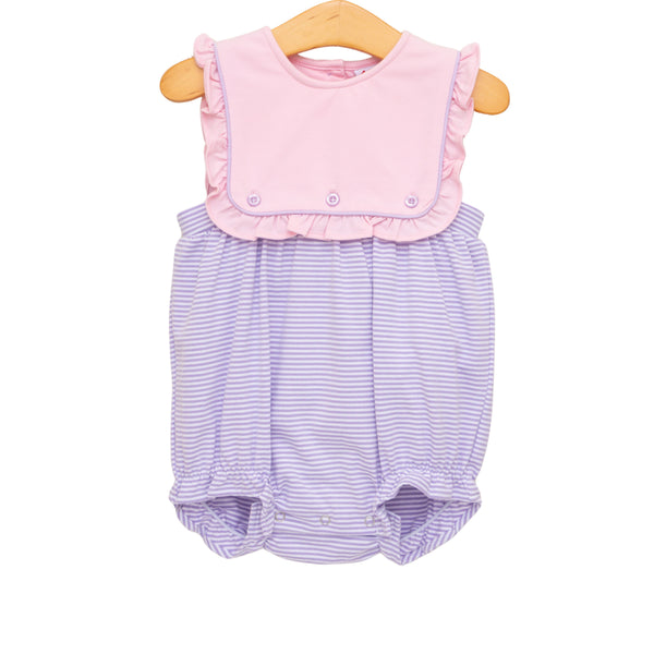 Amelia Bubble- Pink and Lavender Stripe