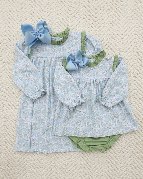 Basin Floral Hallie Diaper Set