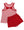 We've Got Spirit Bow Back Short Set- Crimson Stripe