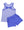 We've Got Spirit Bow Back Short Set- Royal Blue Stripe