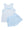We've Got Spirit Bow Back Short Set- Light Blue Stripe