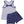 We've Got Spirit Bow Back Short Set- Navy Stripe