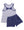 We've Got Spirit Bow Back Short Set- Navy Stripe