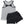 We've Got Spirit Bow Back Short Set- Black Stripe
