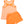 We've Got Spirit Bow Back Short Set- Orange Stripe