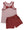 We've Got Spirit Bow Back Short Set- Maroon Stripe