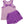 We've Got Spirit Bow Back Short Set- Purple Stripe