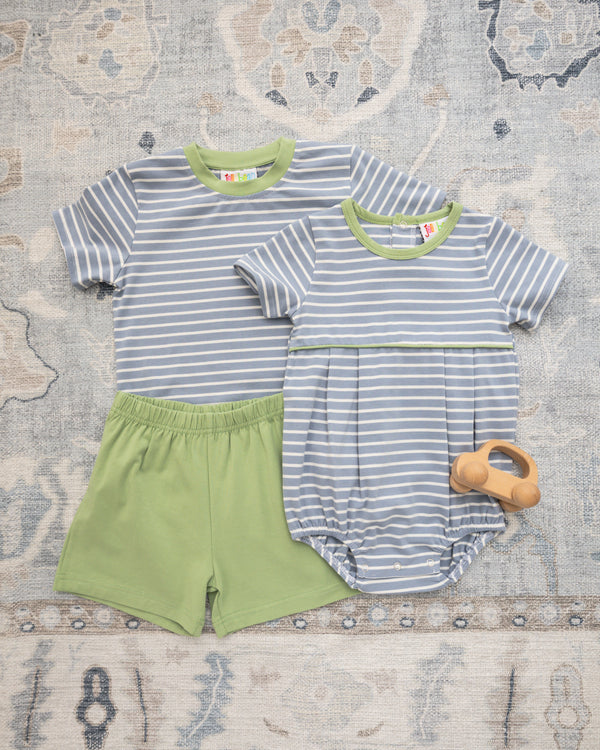 Lucas Bubble- Slate and Sage