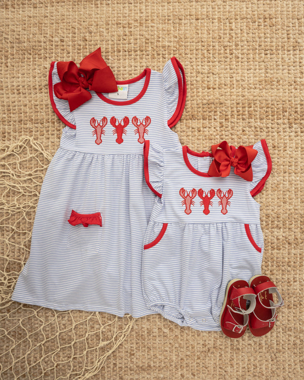 Bayou Boil Ruffle Pocket Dress