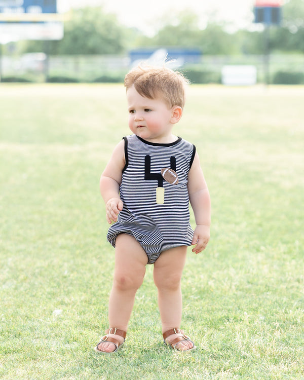 Down, Set, Hut Bubble- Black Stripe