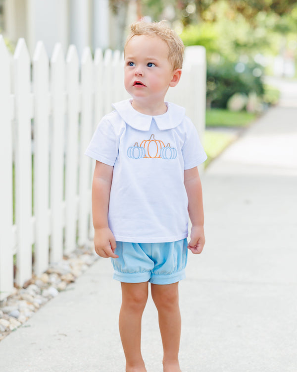 Proper Pumpkins Banded Short Set