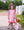 Josie Dress- Light Pink Stripe/Pink