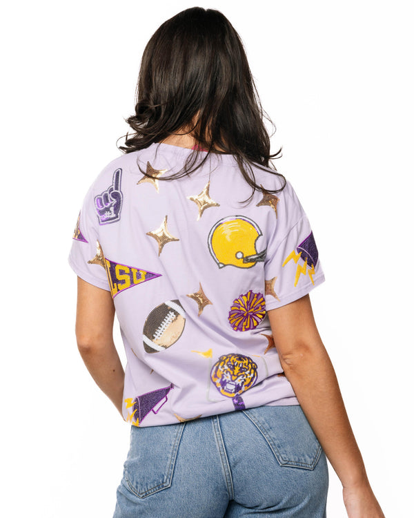 Licensed LSU Sparkle Gameday Icon Tee