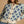 Jacquard Mix Button-Front Knit Cardigan- Navy Mix
