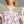 Vintage Floral Patchwork Flutter Top- Blue Mix