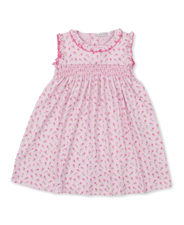 Kissy Kissy Tulip Blossoms Pink Smocked Dress - 2T Kissy Kissy Tulip Blossoms Pink Smocked Dress - 2T
