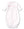 Hand Smocked Charmed Sack Ruffle Gown- White/Pink