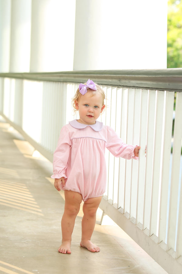 Katherine Bubble- Light Pink Stripe/Lavender