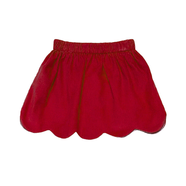 Reversible Kendall Skirt- Red Cord