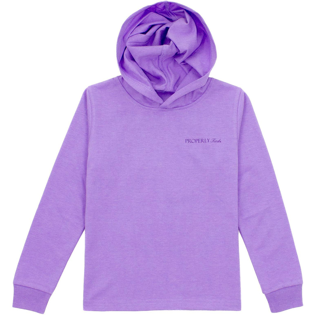 Properly Tied Boys Finn Hoodie - Hunter Heather Green