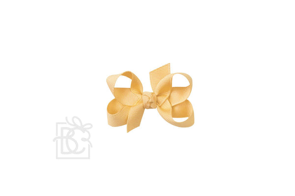 Grosgrain Bow On Clip- Lemonade