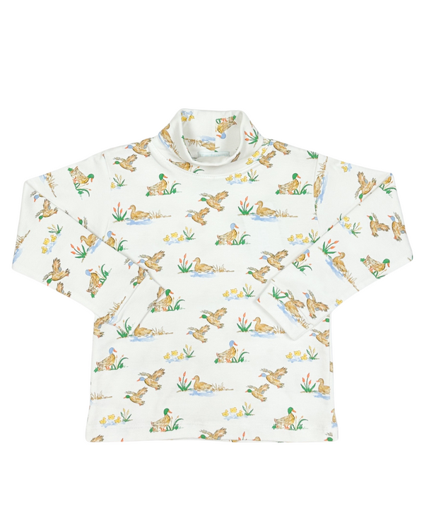Mallard Duck Pima Turtleneck