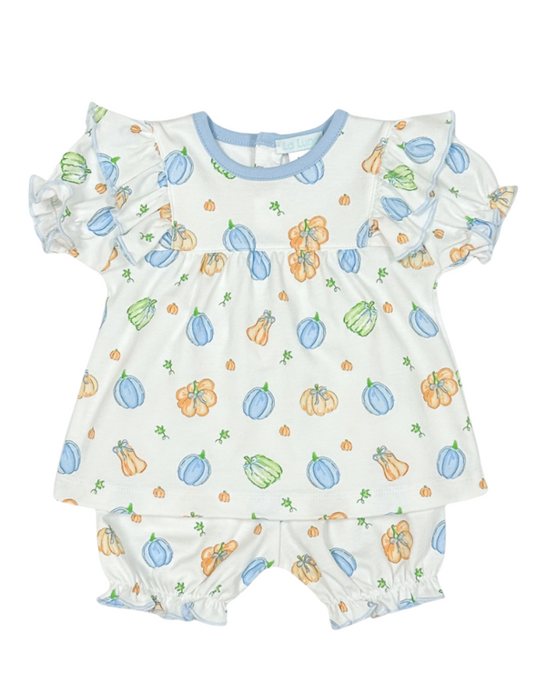 Pumpkin Pima Bloomer Set