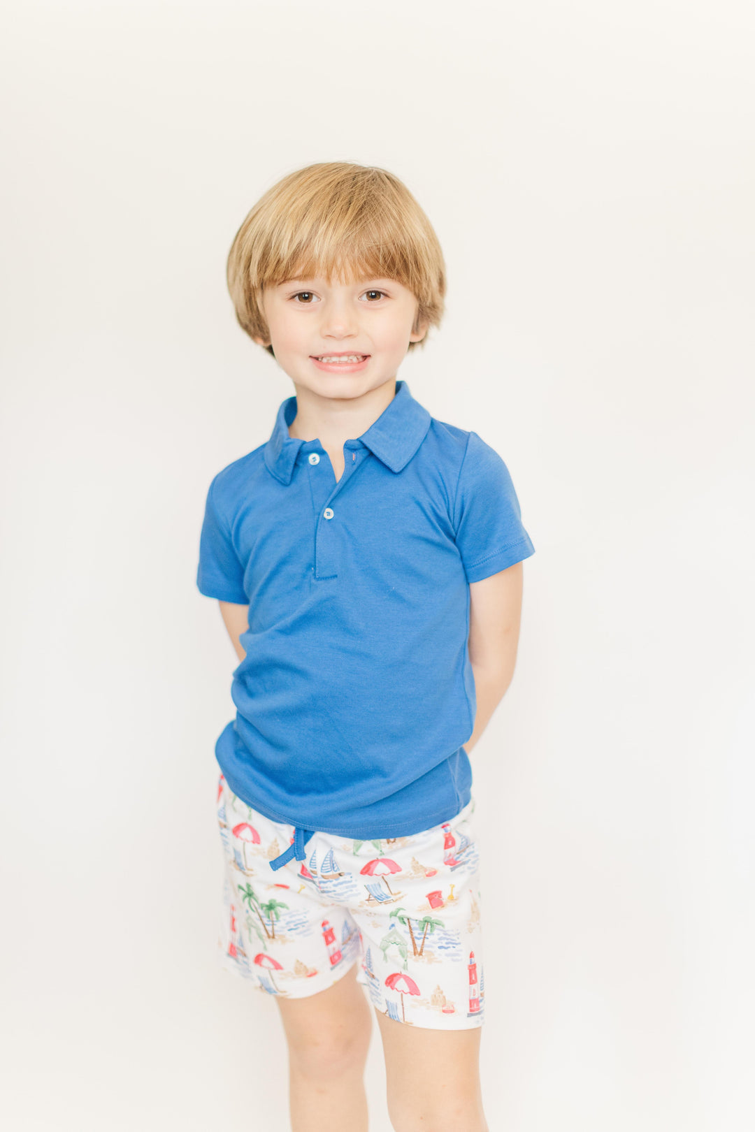 Properly Tied-Boys Fishing Buddy SS Light Blue main image 0