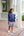 Laura Ruffle Pullover- Navy
