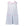 Light Blue Striped Scallop Dress