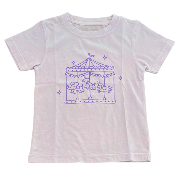 Light Purple Carousel   T-Shirt