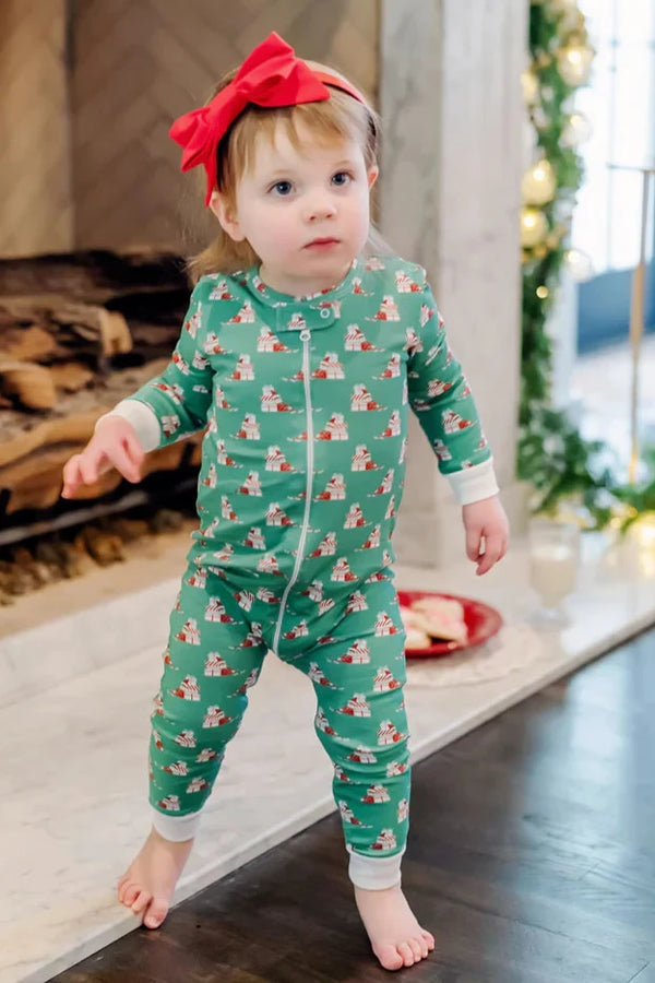 Parker Zipper Pajama- Santa's Helper