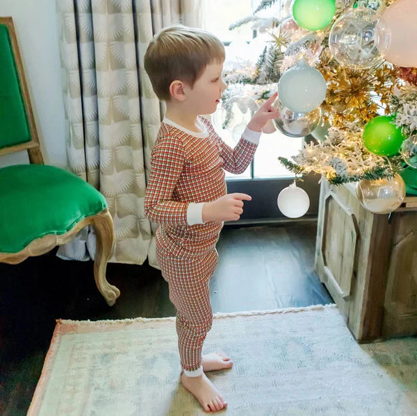 Bradford Pajama Set- Holiday Plaid