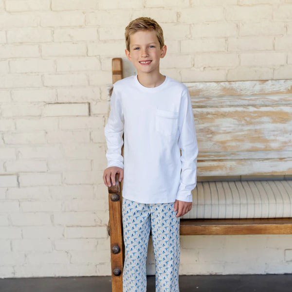 Beckett Hangout Pant- Mallard Ducks