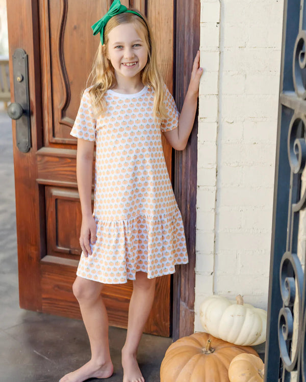 Lottie Dress- Harvest Pumpkin